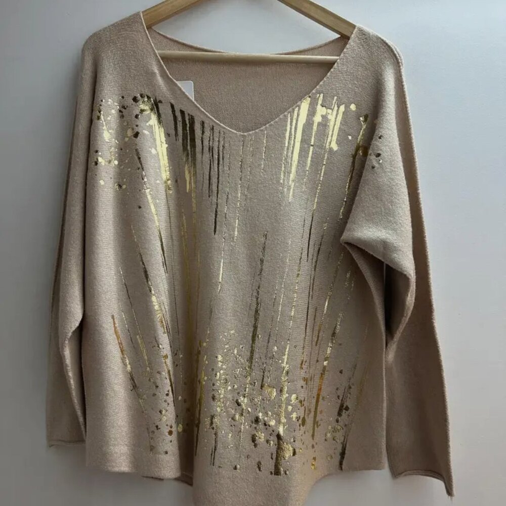 Divine Loraine V Neck Sweater